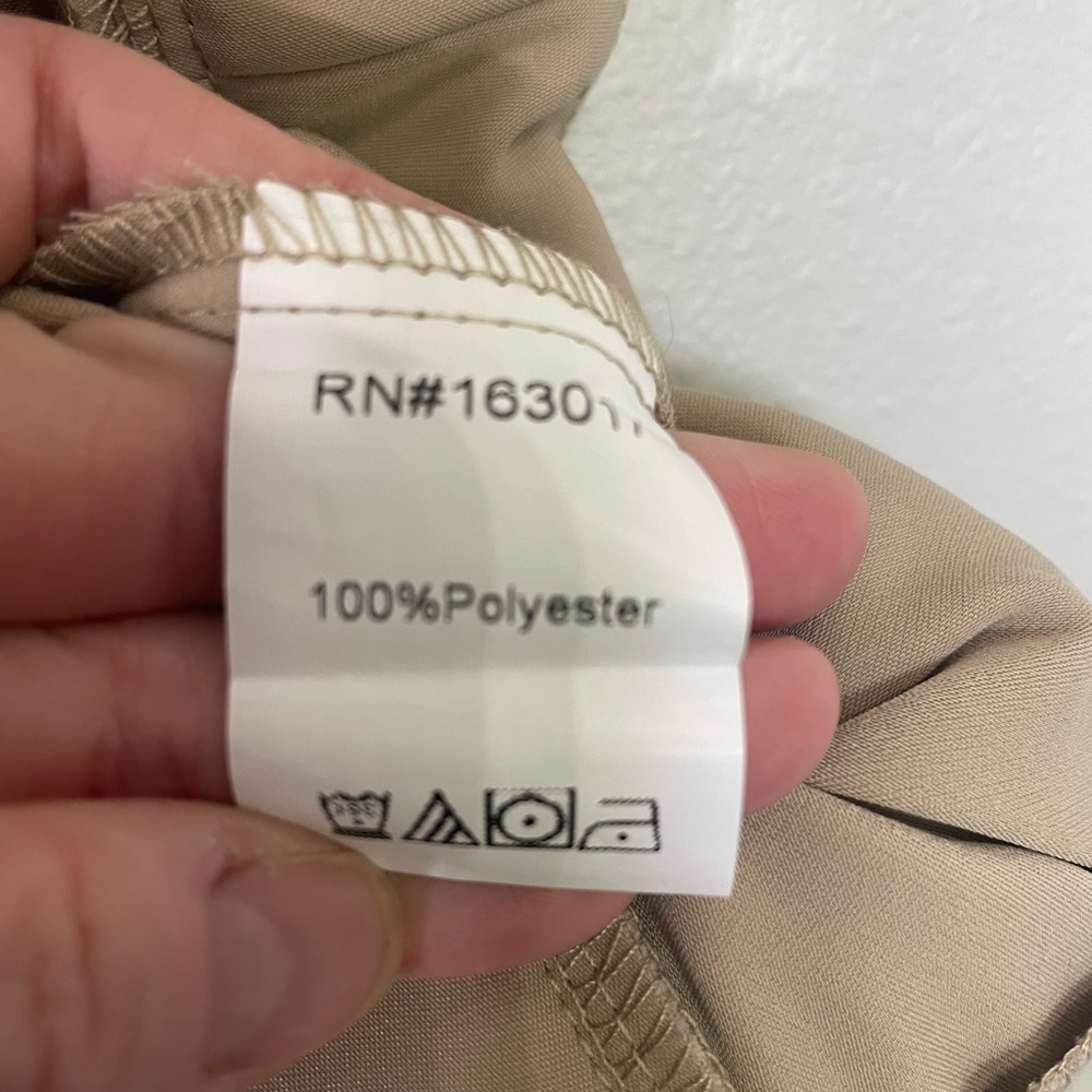 Princess Polly Tan Wide-Leg Trousers - Picture 5 of 5